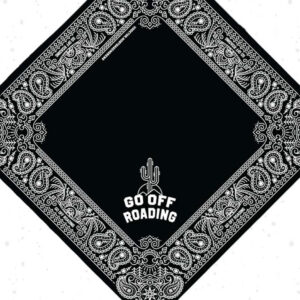 Black Polyester Bandanna