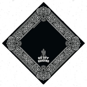 Black Polyester Bandanna